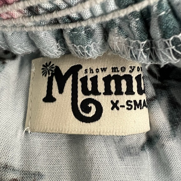 Show Me Your Mumu Casita Mini Dress Floral Off The Shoulder Wildflower Breeze XS - Picture 7 of 9